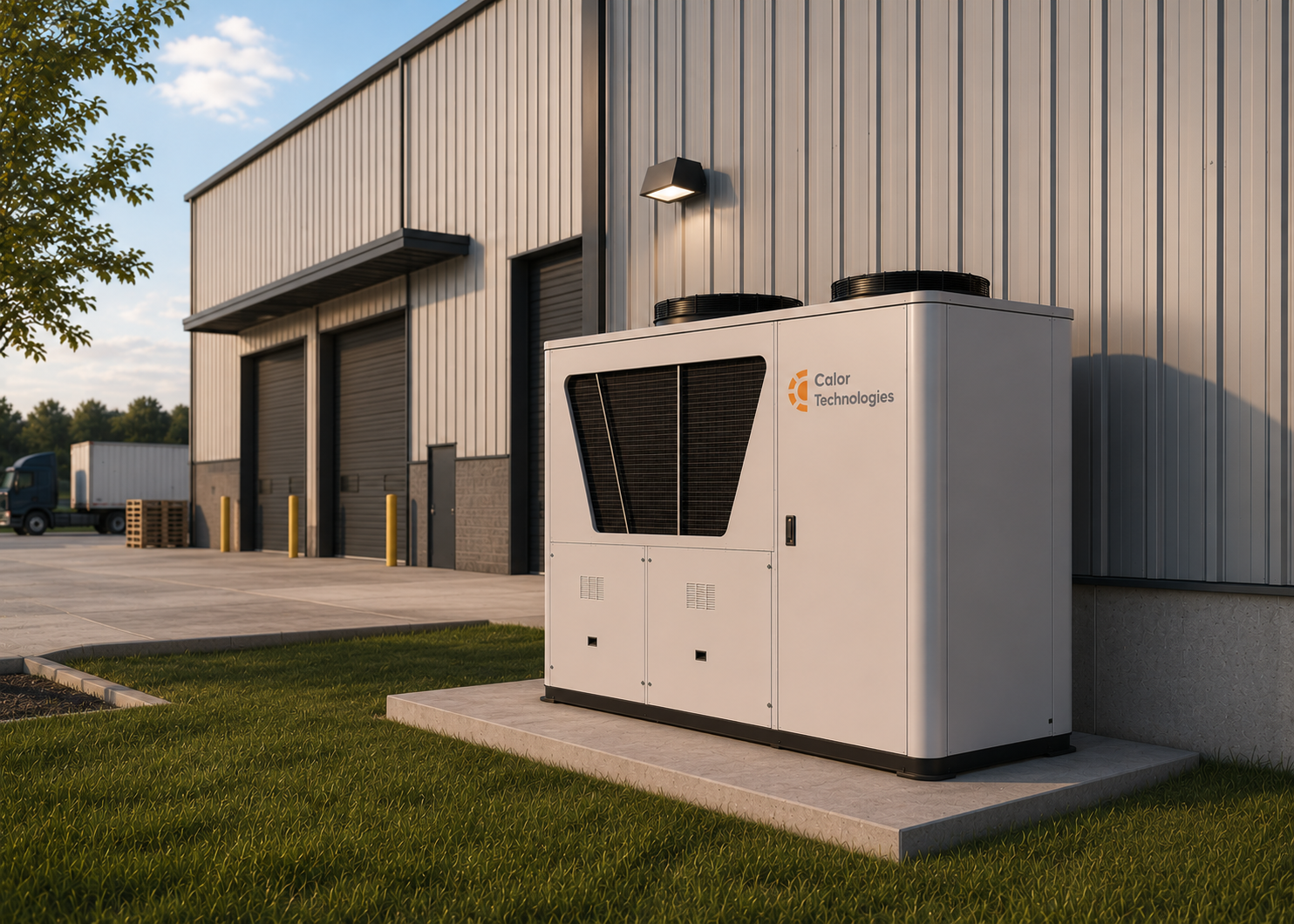Mesa installed at a commercial warehouse